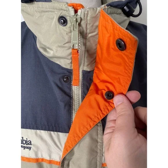Men’s size XL Columbia Bugaboo blue and tan outer shell (no liner) jacket - Picture 4 of 11